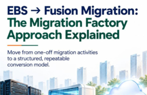 EBS ->  Fusion Migration: The Migration Factory Apprach Explained